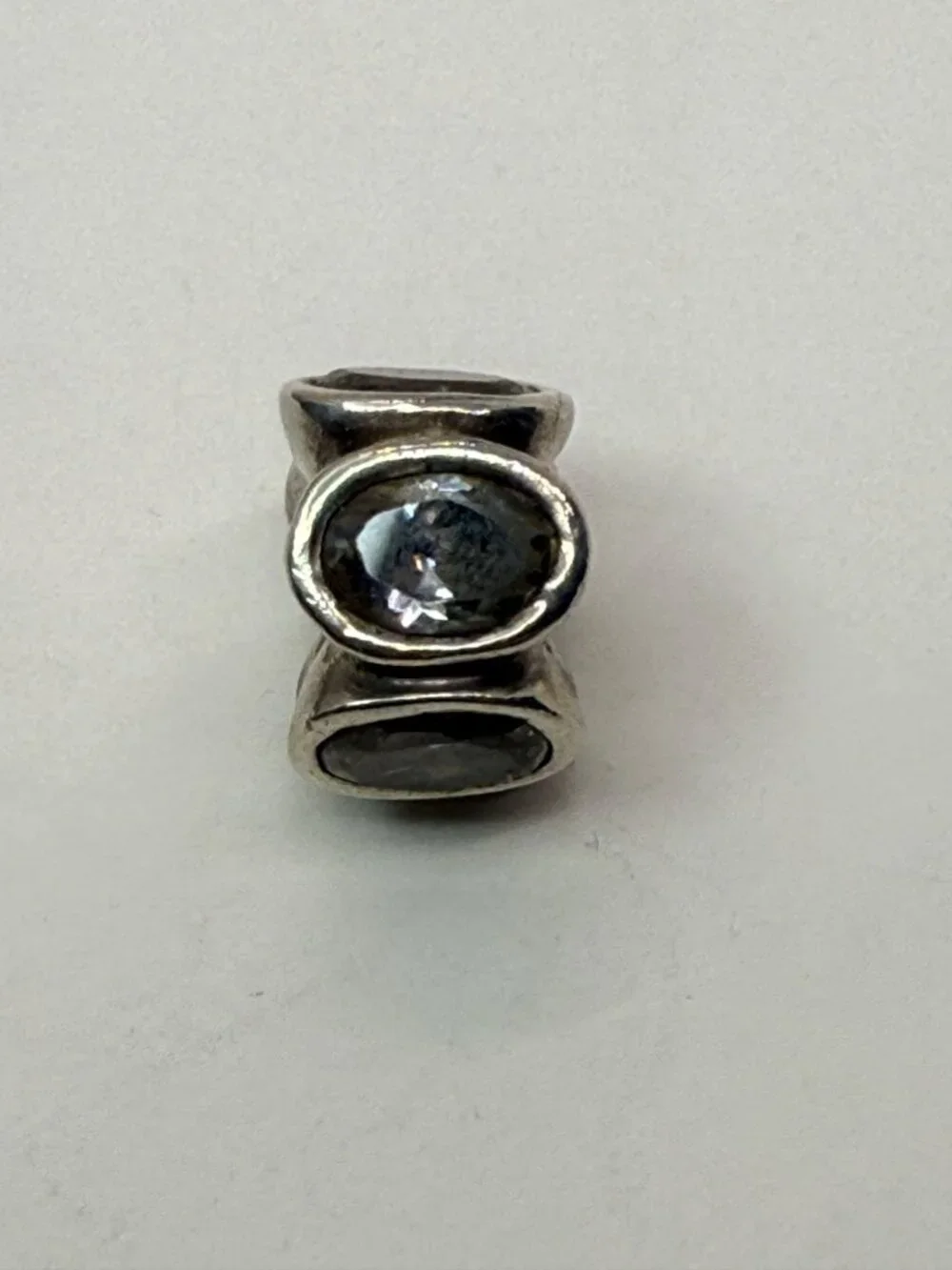 Pandora Retired Clear Oval Lights CZ Sterling Silver Charm 790311CZ